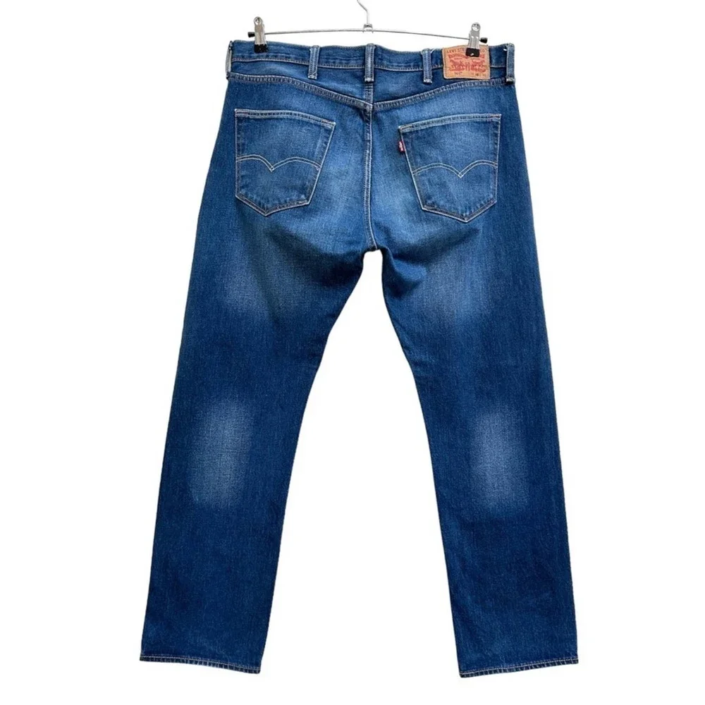 Levi's 501 Original Fit Button Fly Anchor Stretch Straight Jeans, Size 38x32